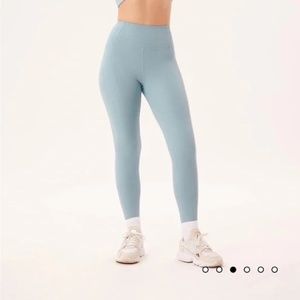 Girlfriend Collective Rib High Rise Legging in Mist
